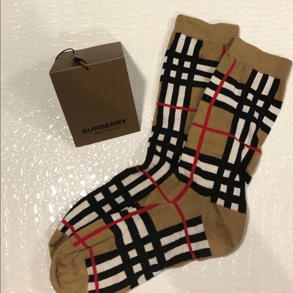 Burberry Accessories - New Burberry socks